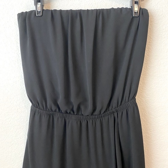 Express High Low Strapless Dress Black Small - Picture 5 of 15